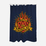 RPG Fire Dice Tattoo-None-Polyester-Shower Curtain-Studio Mootant