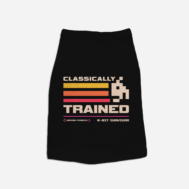 Classically Trained For Retro Gamers-Dog-Basic-Pet Tank-sachpica