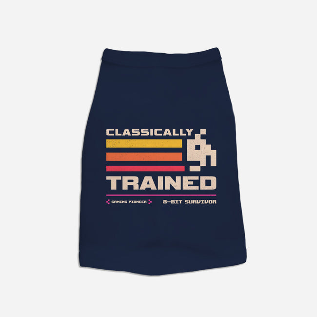 Classically Trained For Retro Gamers-Dog-Basic-Pet Tank-sachpica