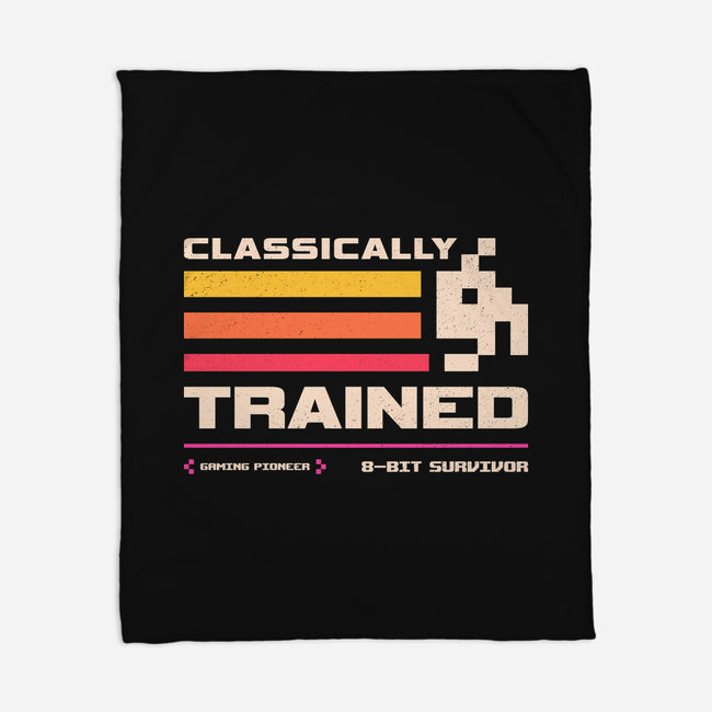 Classically Trained For Retro Gamers-None-Fleece-Blanket-sachpica