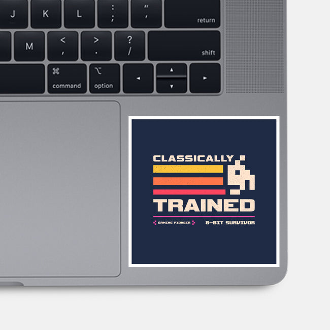 Classically Trained For Retro Gamers-None-Glossy-Sticker-sachpica