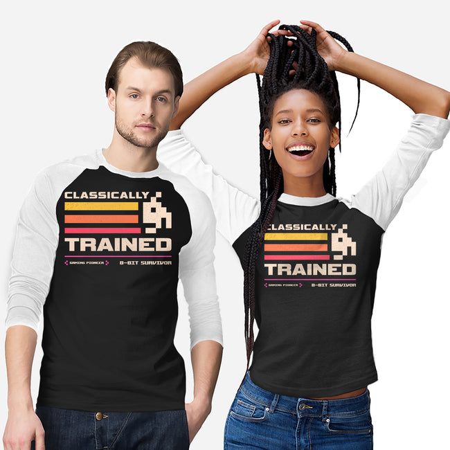 Classically Trained For Retro Gamers-Unisex-Baseball-Tee-sachpica