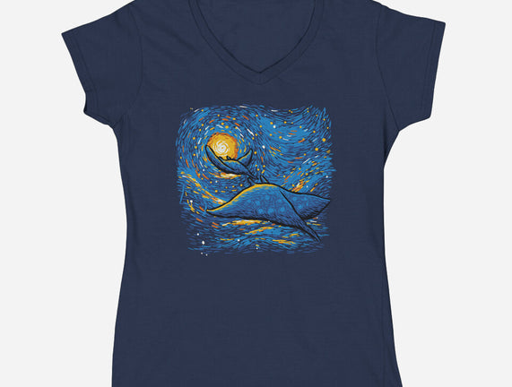 Starry Sky Sea Manta Ray