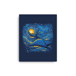 Starry Sky Sea Manta Ray