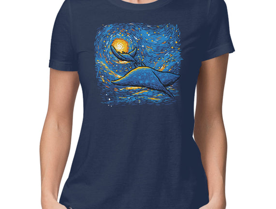 Starry Sky Sea Manta Ray