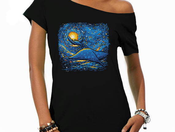 Starry Sky Sea Manta Ray