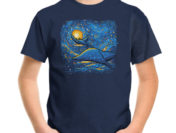 Starry Sky Sea Manta Ray