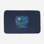 Starry Sky Sea Manta Ray-None-Memory Foam-Bath Mat-tobefonseca