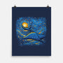 Starry Sky Sea Manta Ray-None-Matte-Poster-tobefonseca