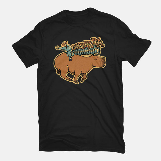 Capybara Cowboy-Womens-Basic-Tee-tobefonseca