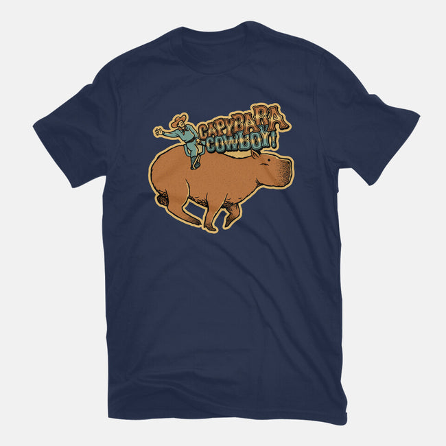 Capybara Cowboy-Youth-Basic-Tee-tobefonseca