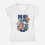 Trash Ramen-Womens-V-Neck-Tee-Estudio Horta