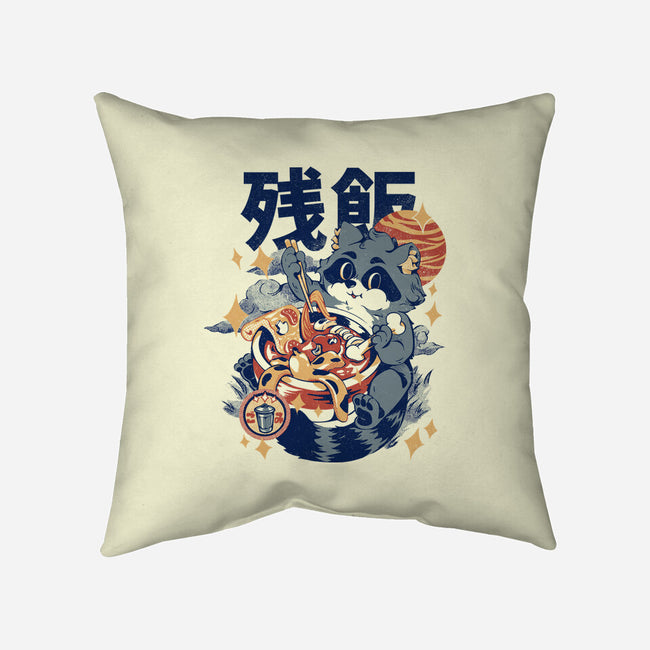 Trash Ramen-None-Removable Cover-Throw Pillow-Estudio Horta