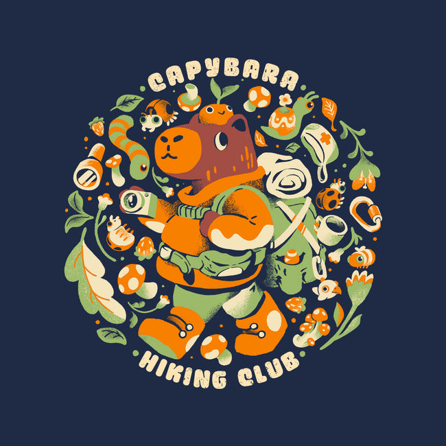 Capybara Hiking Club-None-Glossy-Sticker-Estudio Horta