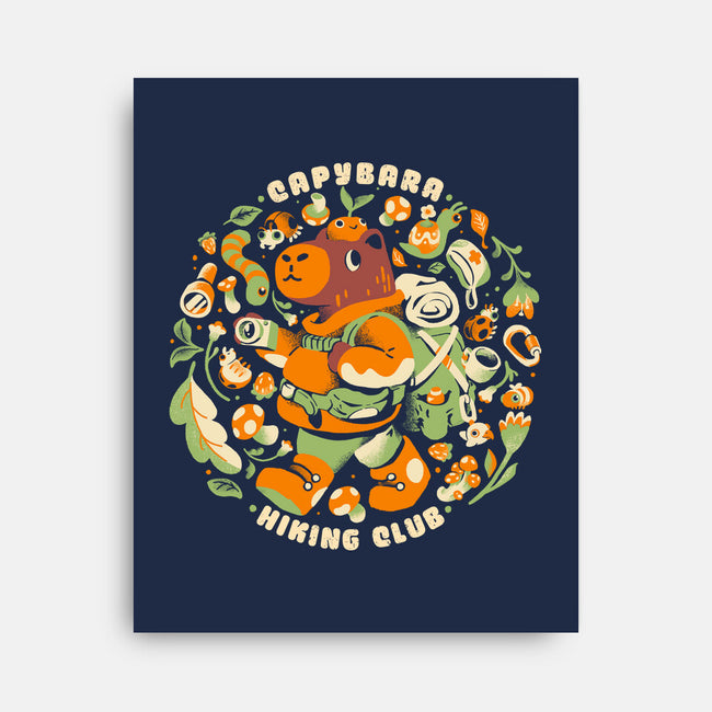 Capybara Hiking Club-None-Stretched-Canvas-Estudio Horta