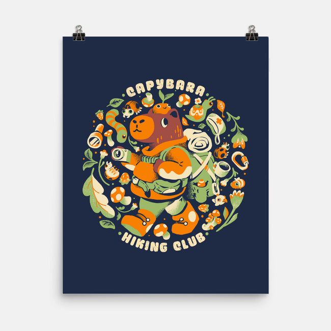 Capybara Hiking Club-None-Matte-Poster-Estudio Horta