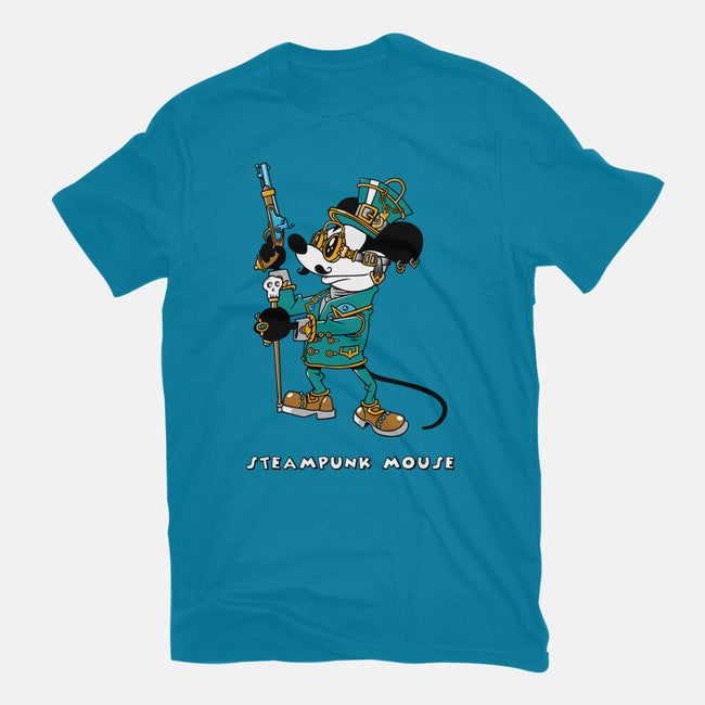 Steampunk Mouse-Womens-Basic-Tee-imisko