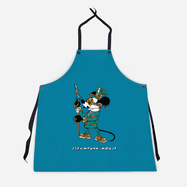 Steampunk Mouse-Unisex-Kitchen-Apron-imisko