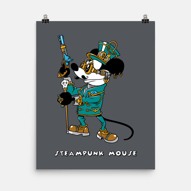 Steampunk Mouse-None-Matte-Poster-imisko