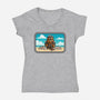 Everyone Needs A Hobby-Womens-V-Neck-Tee-MelesMeles