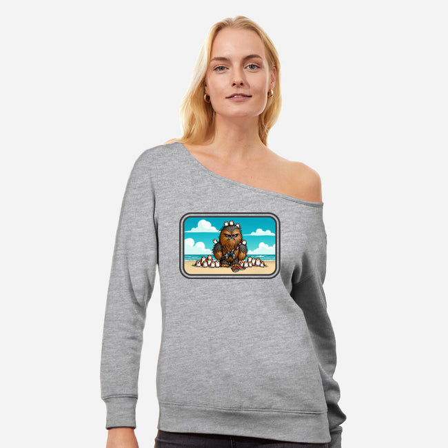 Everyone Needs A Hobby-Womens-Off Shoulder-Sweatshirt-MelesMeles