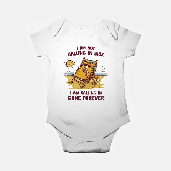 Calling In Gone Forever-Baby-Basic-Onesie-kg07