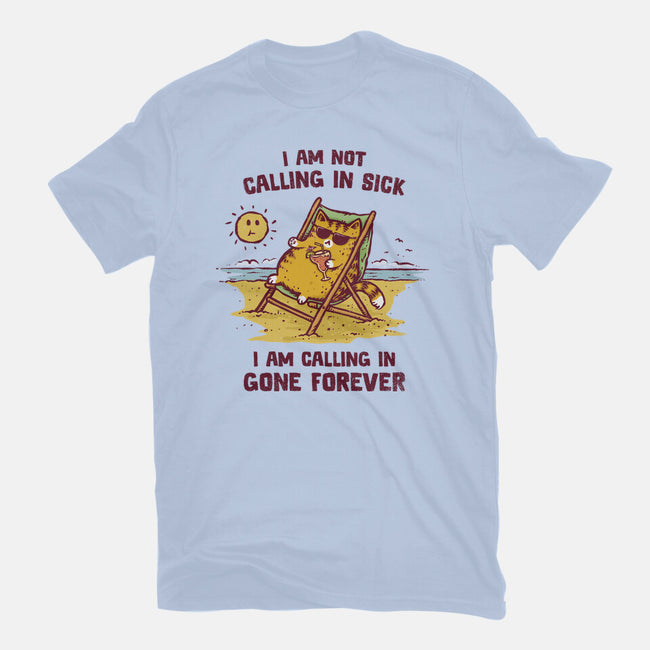 Calling In Gone Forever-Mens-Basic-Tee-kg07