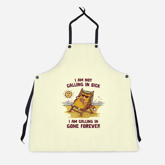 Calling In Gone Forever-Unisex-Kitchen-Apron-kg07