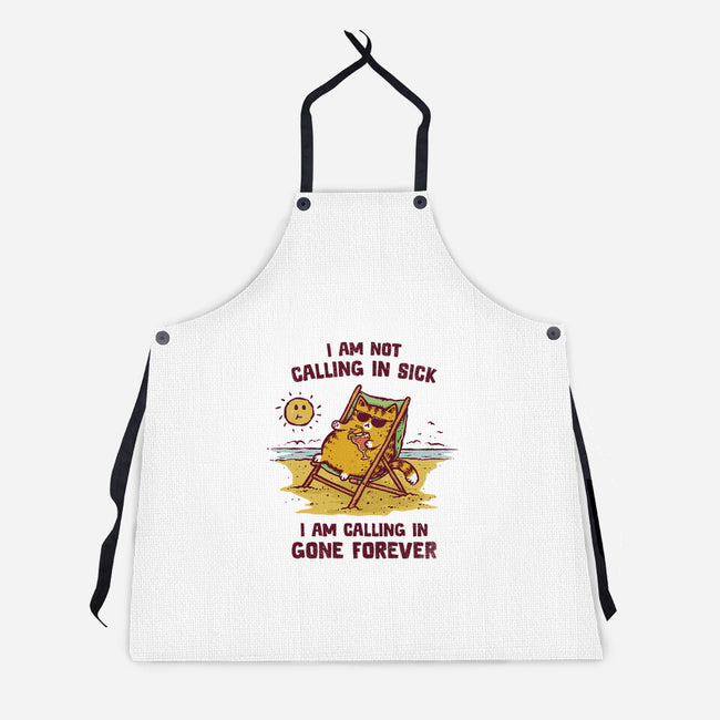 Calling In Gone Forever-Unisex-Kitchen-Apron-kg07