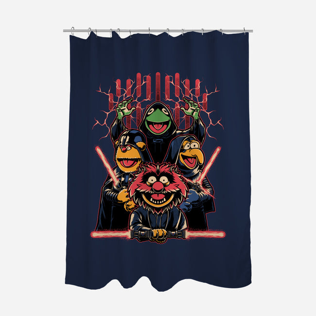 Evil Dark Puppets-None-Polyester-Shower Curtain-Studio Mootant