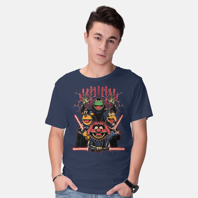 Evil Dark Puppets-Mens-Basic-Tee-Studio Mootant