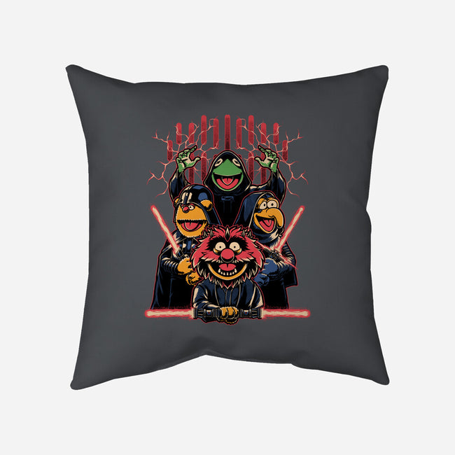 Evil Dark Puppets-None-Removable Cover-Throw Pillow-Studio Mootant