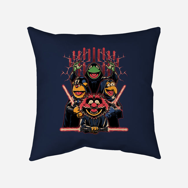 Evil Dark Puppets-None-Removable Cover-Throw Pillow-Studio Mootant