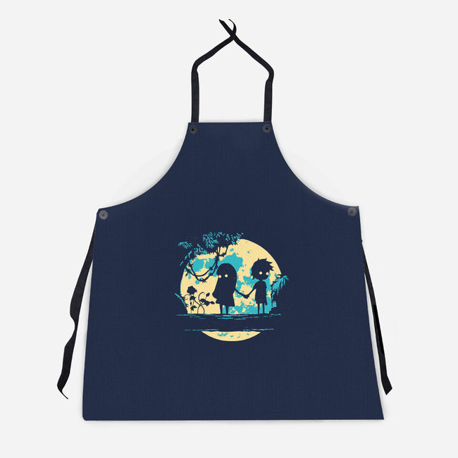 Limbo's Moon-Unisex-Kitchen-Apron-Xentee