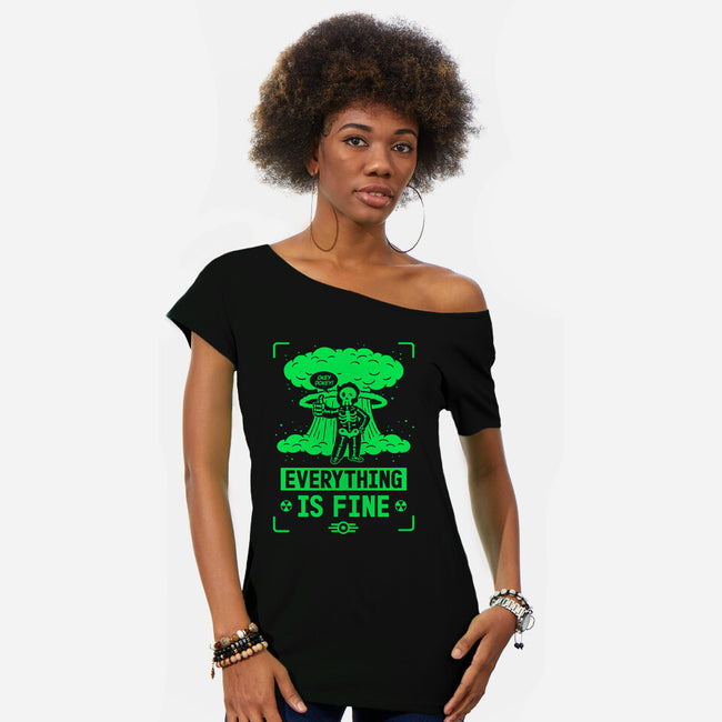 Nuclear Boy-Womens-Off Shoulder-Tee-Getsousa!