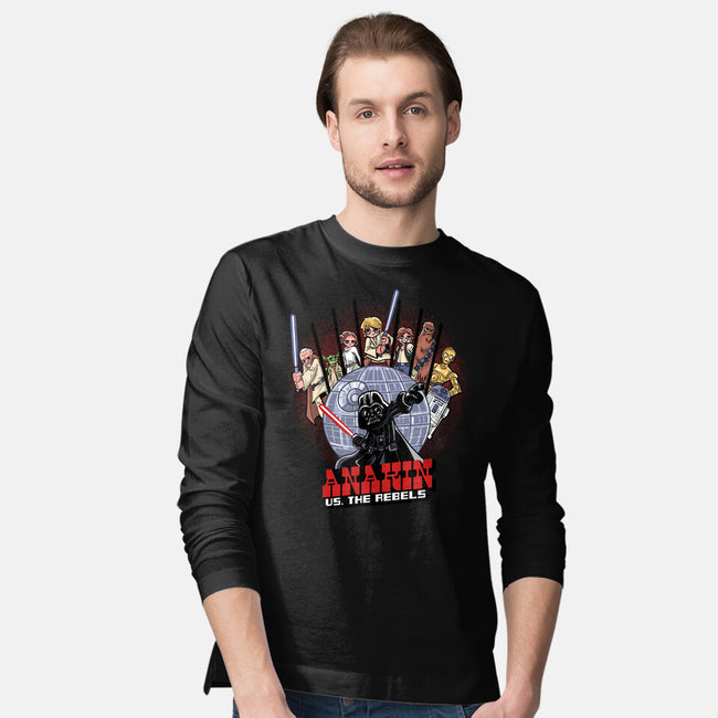 Anakin Vs The Rebels-Mens-Long Sleeved-Tee-zascanauta