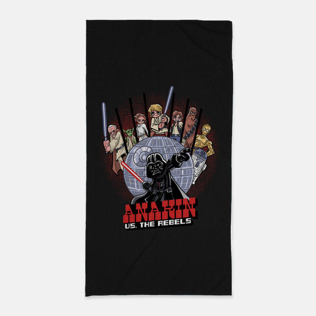 Anakin Vs The Rebels-None-Beach-Towel-zascanauta