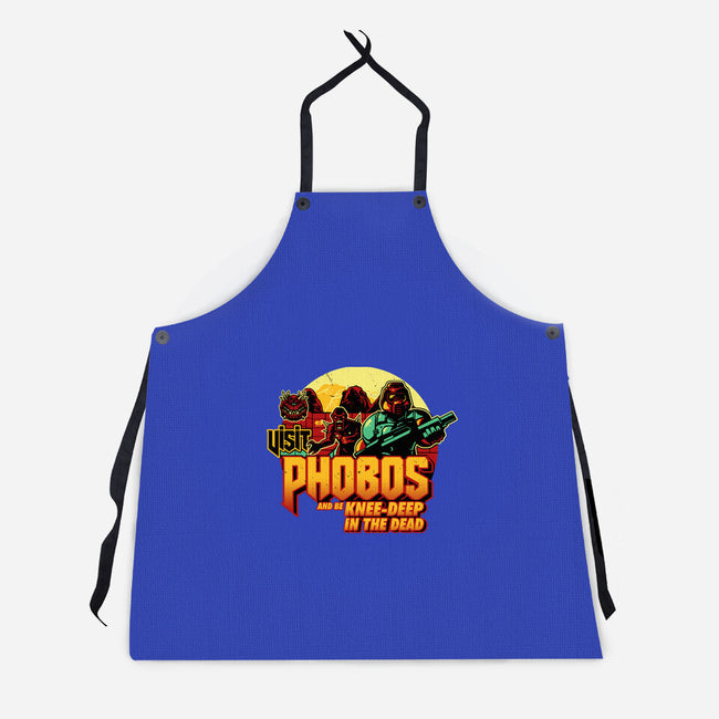 Phobos Moon-Unisex-Kitchen-Apron-daobiwan