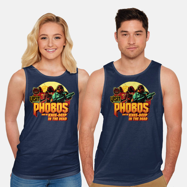 Phobos Moon-Unisex-Basic-Tank-daobiwan