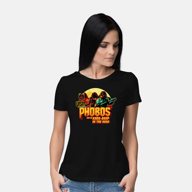 Phobos Moon-Womens-Basic-Tee-daobiwan