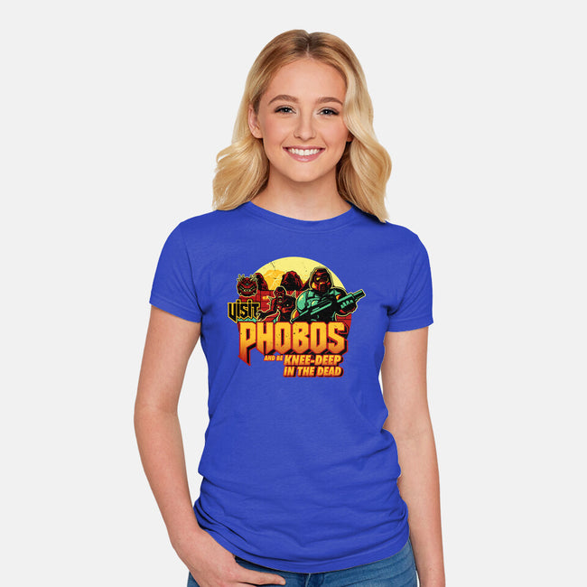 Phobos Moon-Womens-Fitted-Tee-daobiwan