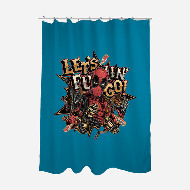 Let’s Freaking Go-None-Polyester-Shower Curtain-glitchygorilla