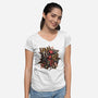 Let’s Freaking Go-Womens-V-Neck-Tee-glitchygorilla