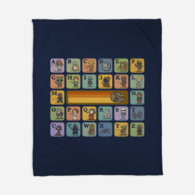 Alphabet Wars-None-Fleece-Blanket-kg07