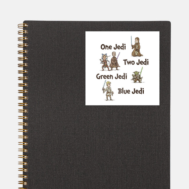 One Jedi Two Jedi-None-Glossy-Sticker-kg07