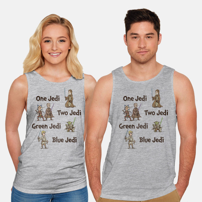 One Jedi Two Jedi-Unisex-Basic-Tank-kg07