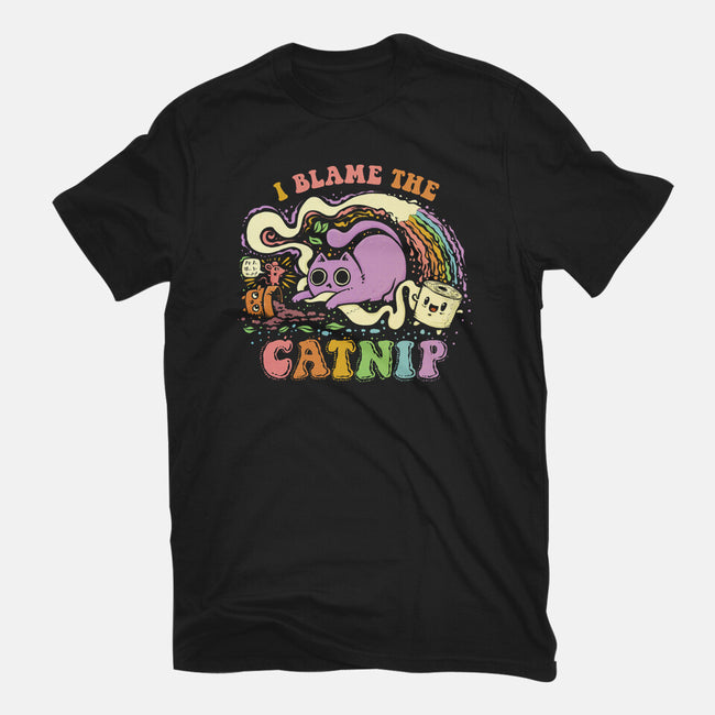 I Blame The Catnip-Mens-Basic-Tee-kg07