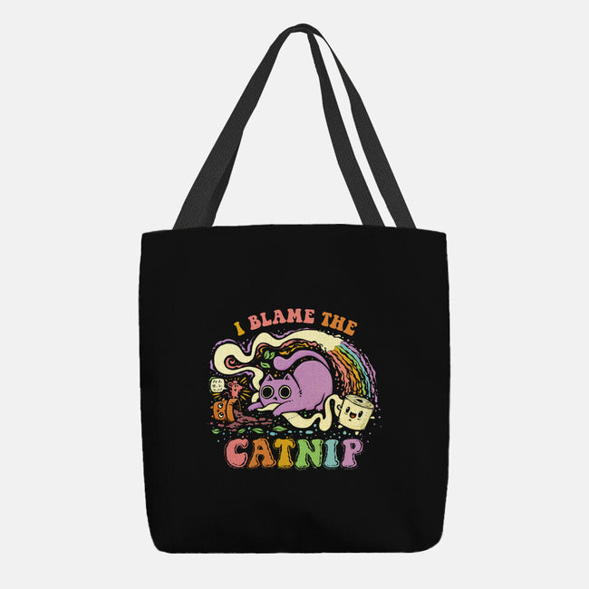 I Blame The Catnip-None-Basic Tote-Bag-kg07