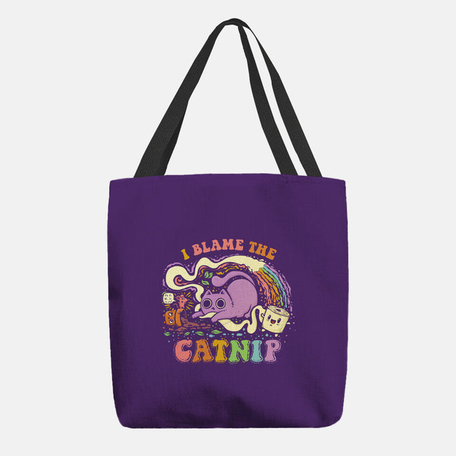 I Blame The Catnip-None-Basic Tote-Bag-kg07