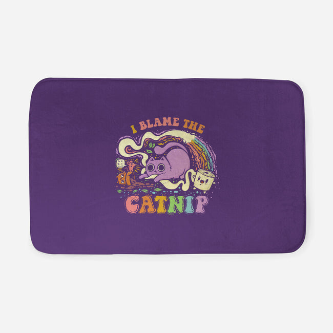 I Blame The Catnip-None-Memory Foam-Bath Mat-kg07